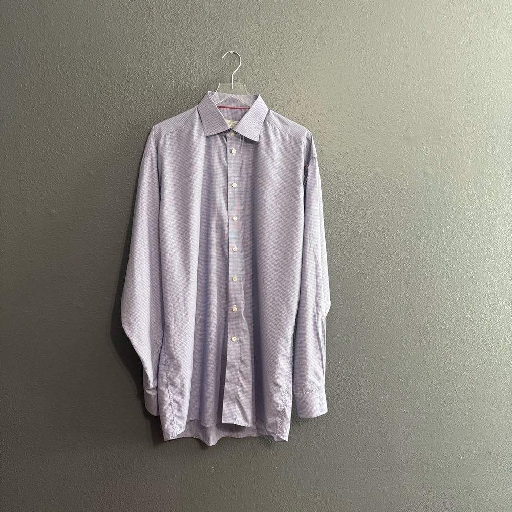 Eaton Button Down Shirt Tall Size 44 17.5
